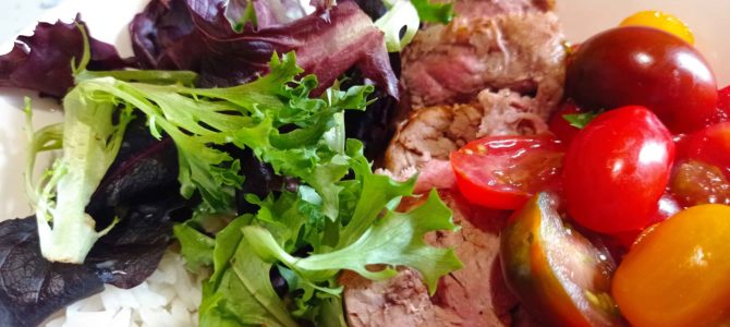 Bowl filet mignon
