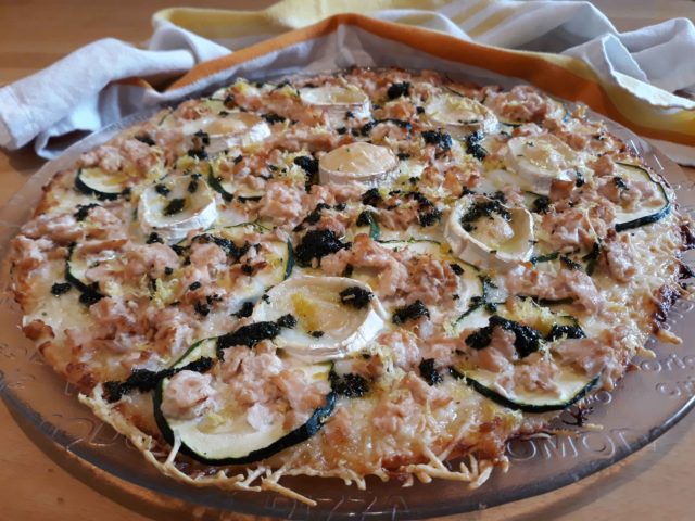 Pizza Saumon Courgette Ch Vre Menthe Zeste De Citron Captain