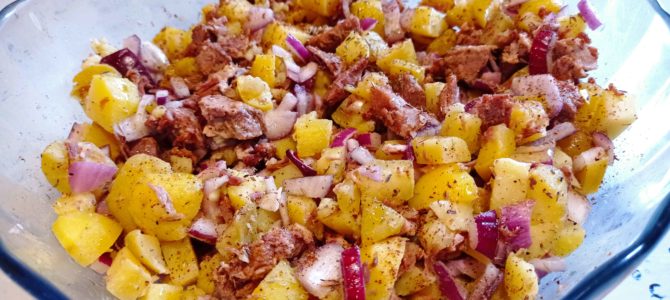 Salade de boeuf cuit