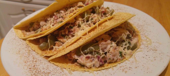 Tacos de cabillaud, façon salsa